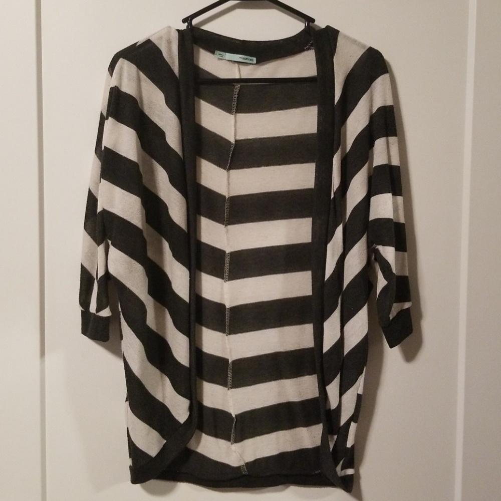 Striped cardigan